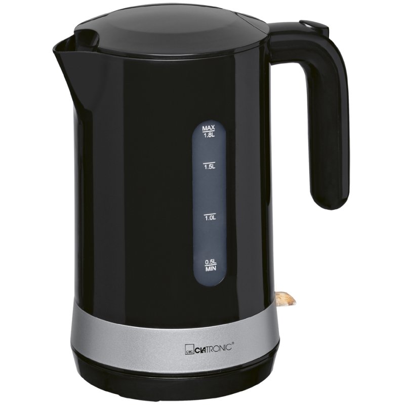 CLATRONIC kettle WK 3840, cordless, 1.8 L, black